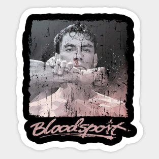 Retro Bloodsport Sticker